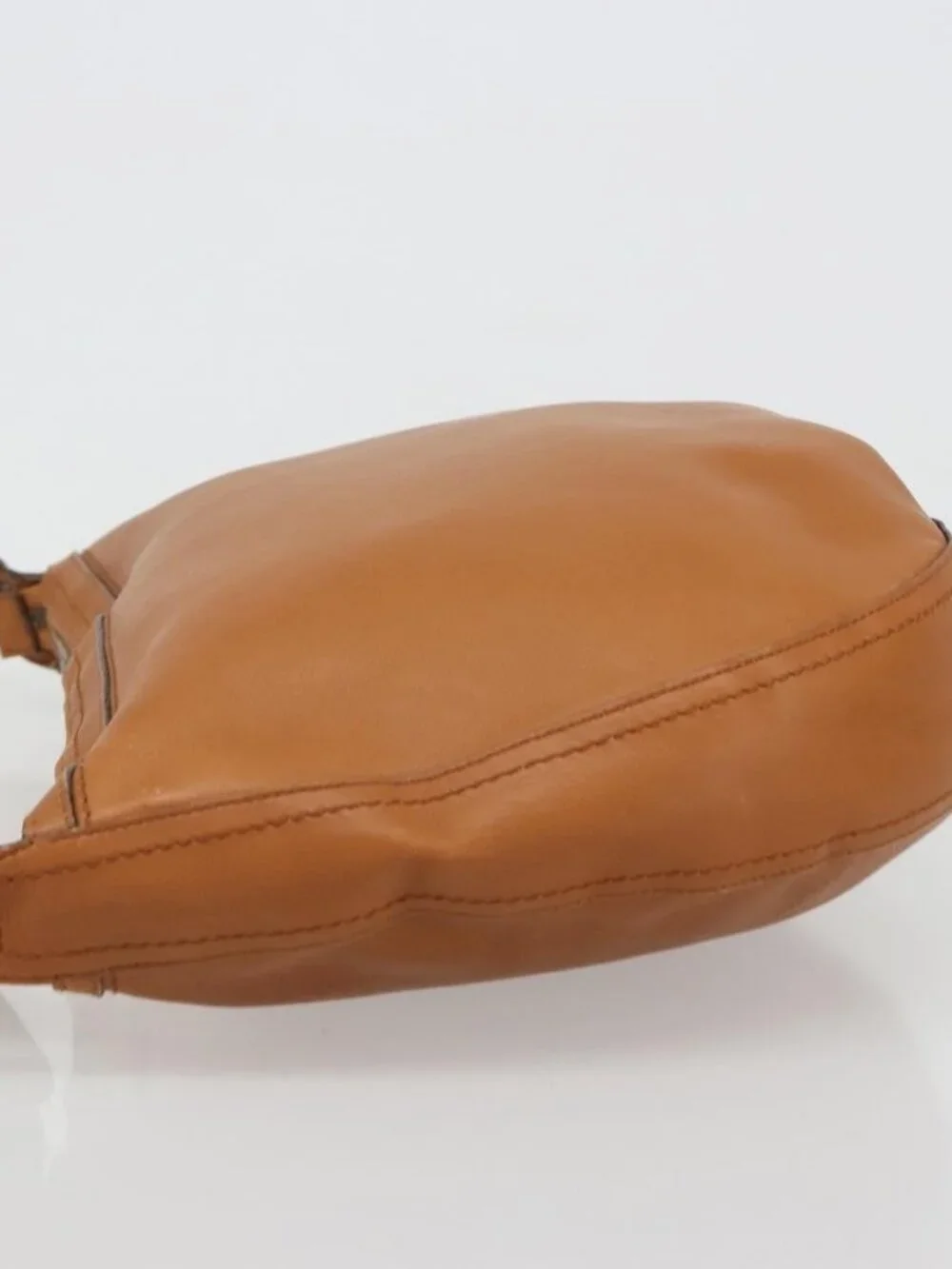 Salvatore Ferragamo Shoulder Bag Leather Brown Auth 186806A